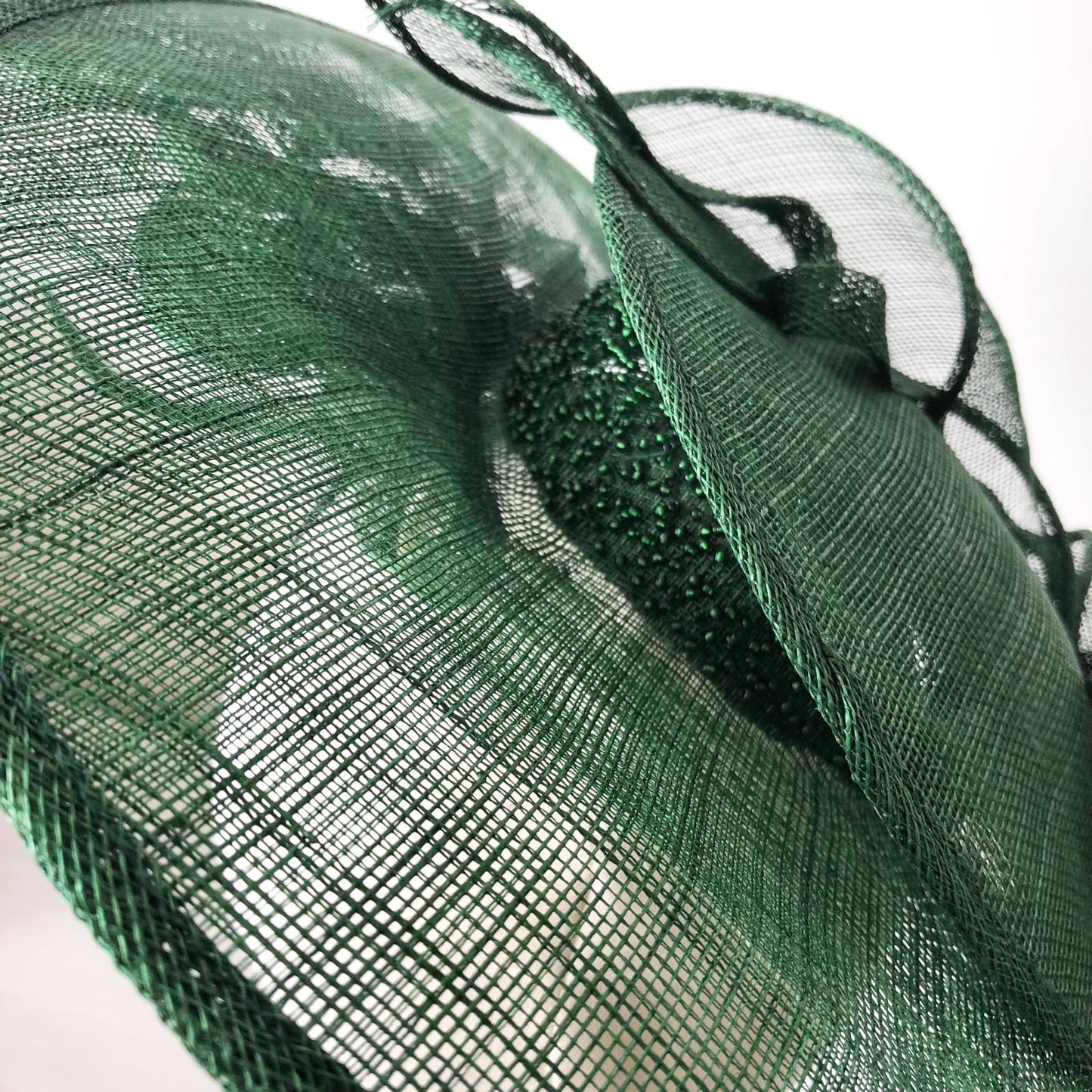 Hatinator Bottle Green Cartwheel Glass Beads MHB09 - The Milliner's Hat Box