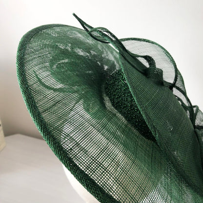 Hatinator Bottle Green Cartwheel Glass Beads MHB09 - The Milliner's Hat Box